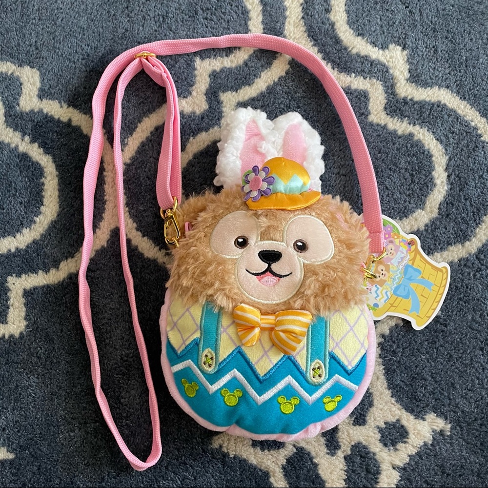 NWT Shanghai Disney Duffy Easter Plush Bag